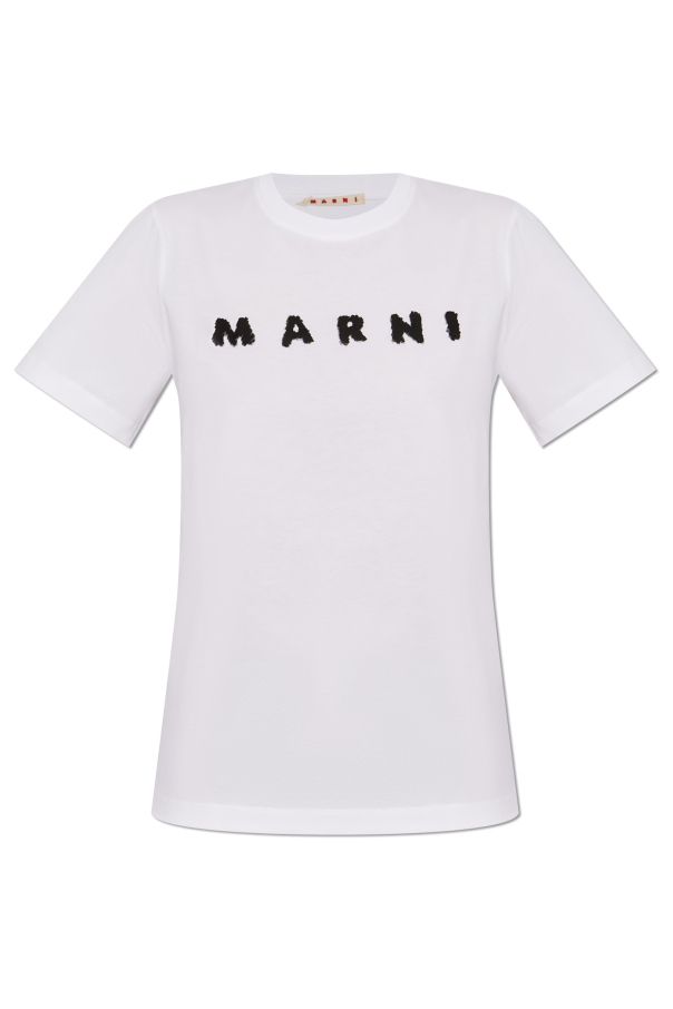 Marni T-shirt with printed logo | Women's Clothing | Vitkac